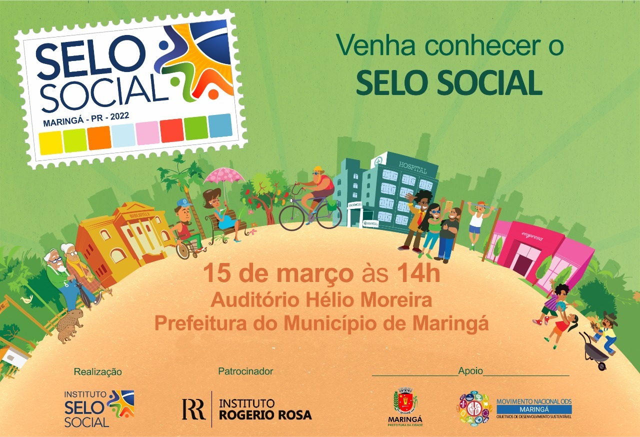 Selo Social abre inscrições gratuitas para participantes em Maringá