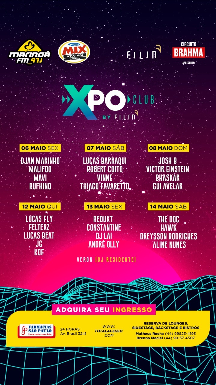 XPO Club se prepara para mais três noites de festa